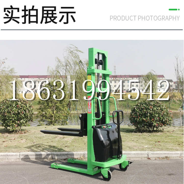 柳南区电动叉车堆高车液压铲车电瓶1吨2吨站驾步行式小型全自动叉车